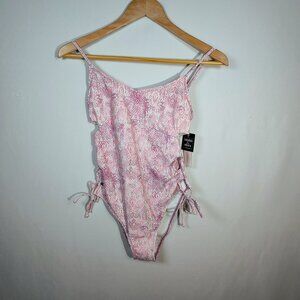 Salt +‎ Cove Women's Medium One-Piece Snake Print Swimsuit NWT